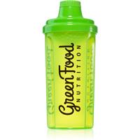 GreenFood Nutrition Shaker sports shaker Transparent Green 500 ml