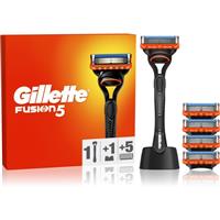 Gillette Fusion5 shaver with a stand + replacement blades 5 pc