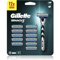 Gillette Mach3 razor + replacement heads 12 pc