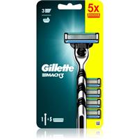 Gillette Mach3 razor + replacement heads 5 pc