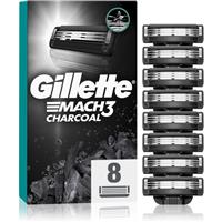 Gillette Mach3 Charcoal replacement blades 8 pc