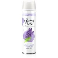 Gillette Satin Care Lavender Touch shaving gel for women 200 ml