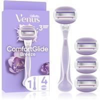 Gillette Venus ComfortGlide Breeze razor + replacement heads 4 pc
