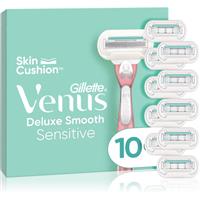 Gillette Venus Deluxe Smooth Sensitive replacement blades 10 pc