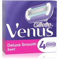 Gillette Venus Deluxe Smooth Swirl replacement blades 4 pc