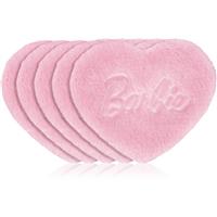 GLOV Barbie Ultrasoft Reusable Pads washable cotton pads type Hearts Pink 5 pc