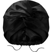 GLOV Double Layer Satin Bonnet satin turban Black 1 pc