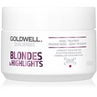 Goldwell Dualsenses Blondes & Highlights regenerating mask neutralising yellow tones 200 ml