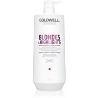 Goldwell Dualsenses Blondes & Highlights shampoo for blonde hair neutralising yellow tones 1000 ml