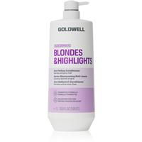 Goldwell Dualsenses Blondes & Highlights Anti-Yellow Conditioner conditioner neutralising yellow tones 1000 ml