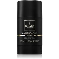 Gisada Ambassador Intense deodorant stick for men 75 ml