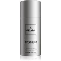 Gisada Titanium deodorant spray aluminium-free for men 150 ml