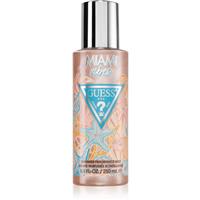 Guess Destination Miami Vibes scented body spray with glitter for women 250 ml