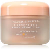 Glow Hub Nourish & Hydrate nourishing cleansing balm with peach extract 100 g