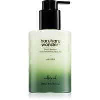 Haruharu Wonder Black Bamboo Daily Smoothing Body Oil velvety body oil with nourishing effect 200 ml