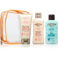 Hawaiian Tropic Glowing Protection Trio travel set for tanning