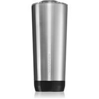 HidrateSpark PRO Tumbler smart insulated water bottle with straw colour Brushed Stainless Steel 592 ml