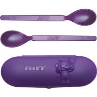Hipp Spoons Set dinnerware set for travelling Purple