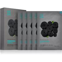 Holika Holika Pure Essence Charcoal cleansing face sheet mask with activated charcoal 5x23 ml