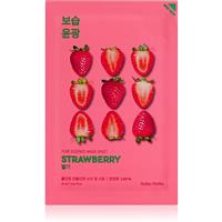 Holika Holika Pure Essence Strawberry brightening sheet mask for an even skin tone 23 ml