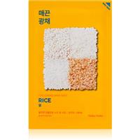 Holika Holika Pure Essence Rice brightening and revitalising sheet mask 23 ml