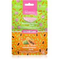 IDC Institute Go Vegan regenerating and hydrating face mask 2x6 g