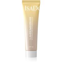 IsaDora Glow Face Primer Hydrating & Luminous primer for radiance and hydration SPF 50 30 ml