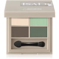 IsaDora The Eyeshadow Quartet eyeshadow palette shade 02 Neo Mint 3.5 g
