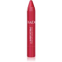 IsaDora Glossy Lip Treat Twist Up Color moisturising lipstick shade 12 Rhubarb Red 3.3 g