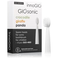 innoGIO GIOSonic Spare Heads toothbrush replacement heads GIOSonic 4 pc
