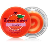 I Heart Revolution Sweet Swirl Lip Mask moisturising lip balm shade Peach Melba 8.1 g