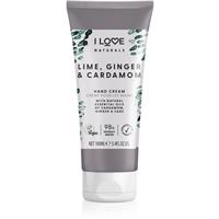 I Love Naturals Lime, Ginger & Cardamom hand cream 100 ml