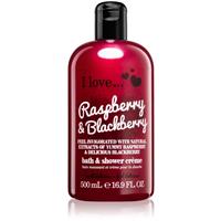 I Love Raspberry & Blackberry shower and bath cream 500 ml