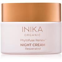 INIKA Organic Phytofuse Renew Rich Night Cream antioxidant night cream with probiotics 50 ml