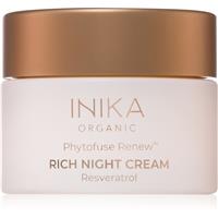 INIKA Organic Phytofuse Renew Rich Night Cream antioxidant night cream 50 ml