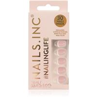 Nails Inc. #NailingLife Press-On Nails false nails shade Classic Kim Classic French Tip Square-Shaped 33 pc
