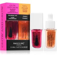 Nails Inc. Glow and Grow & Vit C Please nail polish set with nourishing effect