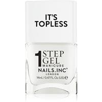 Nails Inc. Its Topless gel nail polish with long-lasting effect shade Emma 14 ml