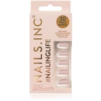 Nails Inc. #NailingLife Press-On Nails false nails shade All Out Olivia Glaze 33 pc