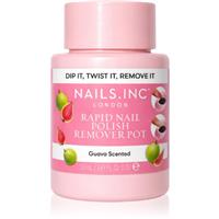 Nails Inc. Rapid Nail Polish Remover Pot Guava Scented nail polish remover 50 ml