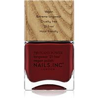 Nails Inc. Plant Power long-lasting nail polish shade Swear By Salutation 14 ml