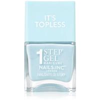 Nails Inc. Its Topless gel nail polish with long-lasting effect shade Giselle Icy Blue 14 ml