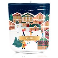 puro Christmas Town Festive Rush scented candle with lid 270 g