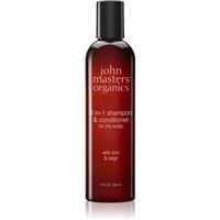 John Masters Organics Scalp 2 in 1 Shampoo with Zinc & Sage 2-in-1 shampoo and conditioner 236 ml