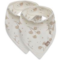 JOLLEIN Bib Bandana baby bib Leafy Dreams 2 pc