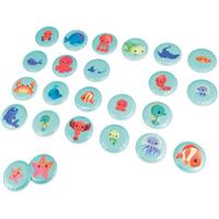 Janod Bath Memory memory game for the bath Sea Animals 2 y+ 24 pc