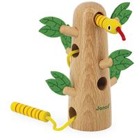 Janod Tropik Tropical Lace-Up Tree activity toy 18m+ 1 pc
