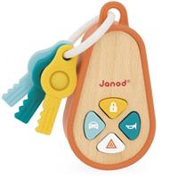 Janod Sounding Keychain activity toy wooden 18m+ 1 pc