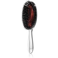 Janeke Chromium Line Air-Cushioned Brush with Bristles and Nylon Reinforcement oval hair brush 22 x 7 cm