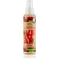 Joanna Vegan Raspberry Vinegar spray conditioner for shiny and soft hair 150 ml